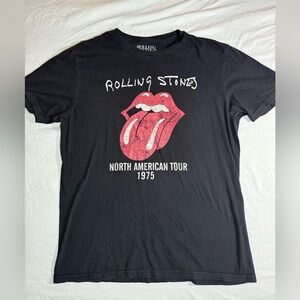 The Rolling Stones Black Short Sleeve Tee
